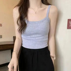 Crop Top Women Sexy Sleeveless Tops Fashion Female Underwear Lady's Camisole Girl Basic T-shirt Vest Lingerie Bras Tube Tops Hot - Matrix-studios.com