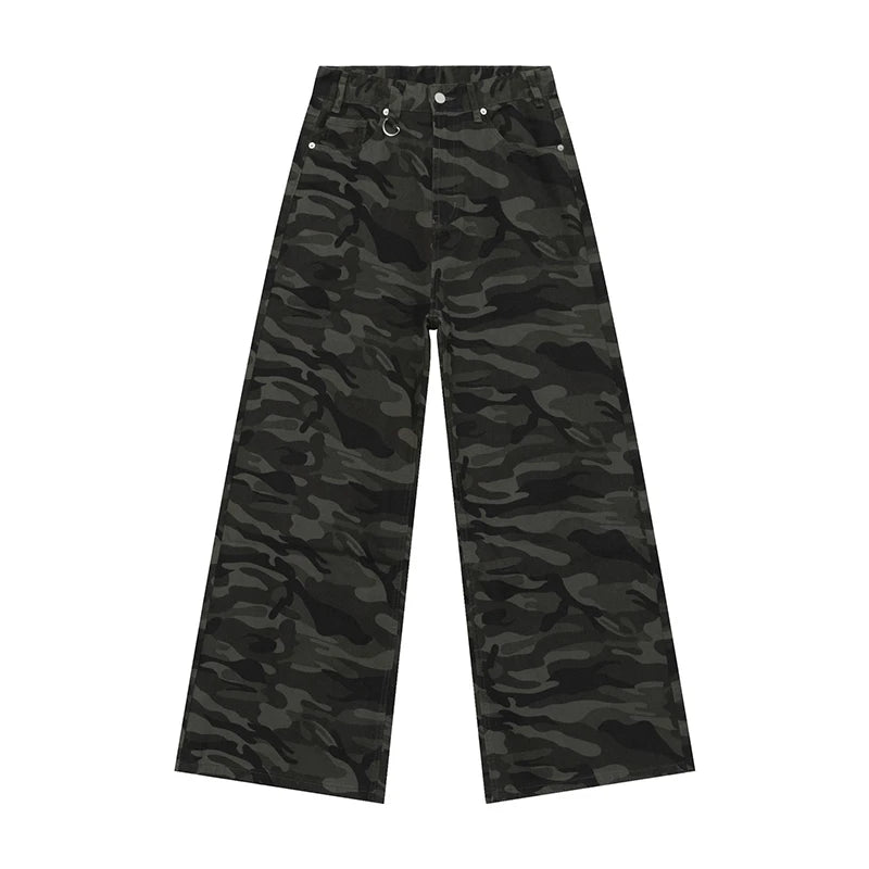 IEFB Summer Men's Denim Pants Old Blue Washed Male Jeans Straight Casual Menwear Loose Wide Leg Trousers New Fashion 9C354 - Matrix Studios