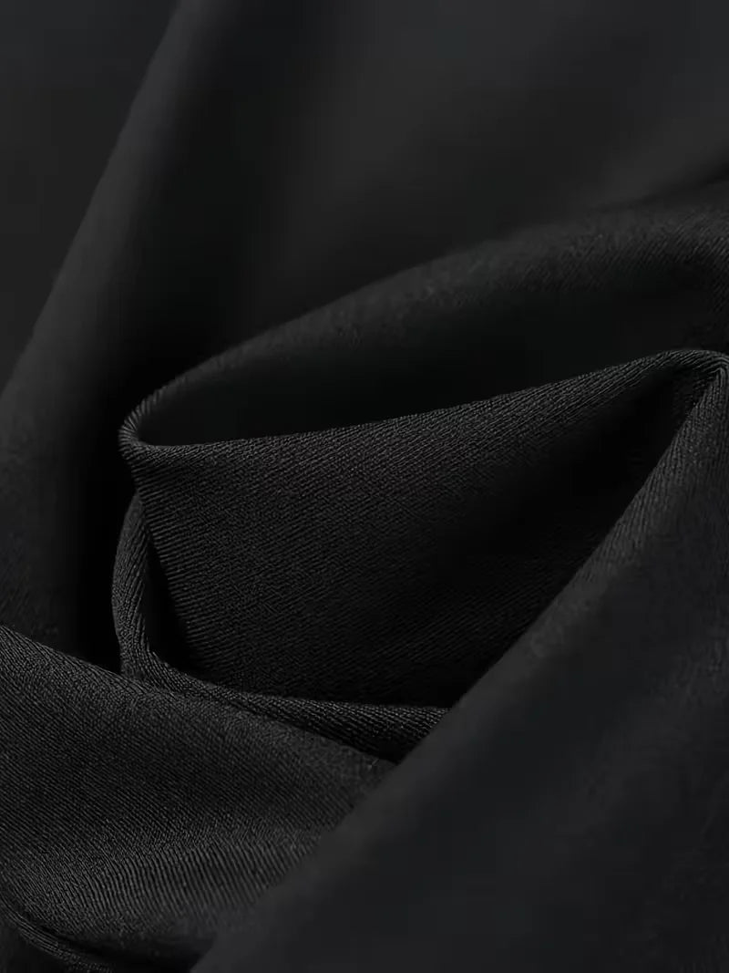Womens High Waisted Straight Leg Pants Stretchy Black Solid Commuting Trousers Color Elegant And Essential For Office Wear Jeans - Matrix-studios.com