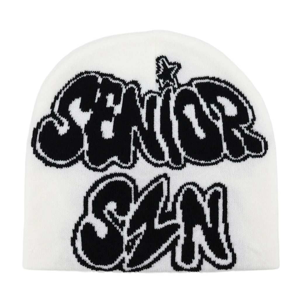Y2K Letter Butter Knit Hats Skullies Beanies Autumn Winter Warm Hat Men Women Hip Hop Quality Skiing Cap Cycling Windproof New
