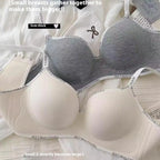 Wireless Push Up Bra for Small Chest - Seamless Anti-Sagging Invisible Bralette, Enhance Lift Comfort No Trace (Letter Design) - Matrix Studios