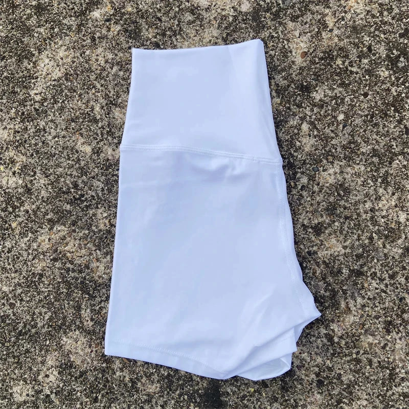 Sexy Solid Color Women Fitness Sport Short High Waist Athletic Yoga Short Leg Cycling Comprehensive Training Jogging Squat Proof - Matrix Studios