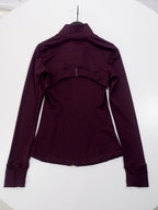 Gold zipper jacket and yoga pants set, sportswear, quick-dry and breathable, slimming and lightweight, tight-fitting - Matrix-studios.com