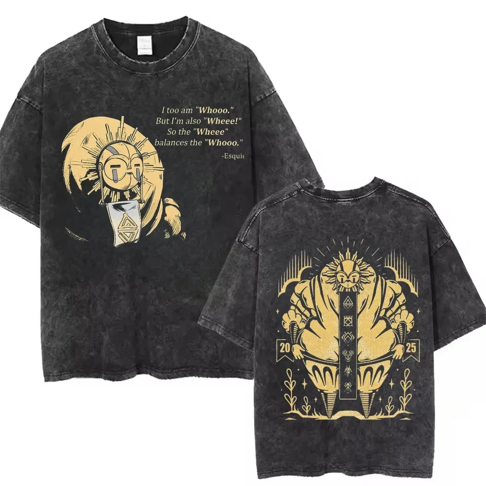 Clair Obscur Expedition 33 Cotton Gift New Design Game Fans Clothes T-shirts for Men Merch T-Shirt Vintage Wash Gamer Tops - Matrix Studios