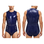 Men Women Waterproof Glossy Bodysuit Leak-proof Washable Diaper Cover Elderly Bedridden Special Needs Adaptive Jumpsuit Swimwear - Matrix Studios