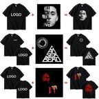 Customized 100% Cotton Printed T-shirts Men Fashion Short Sleeve O-neck Tshirt Women Personality Streetwear Tee Tops Camiseta