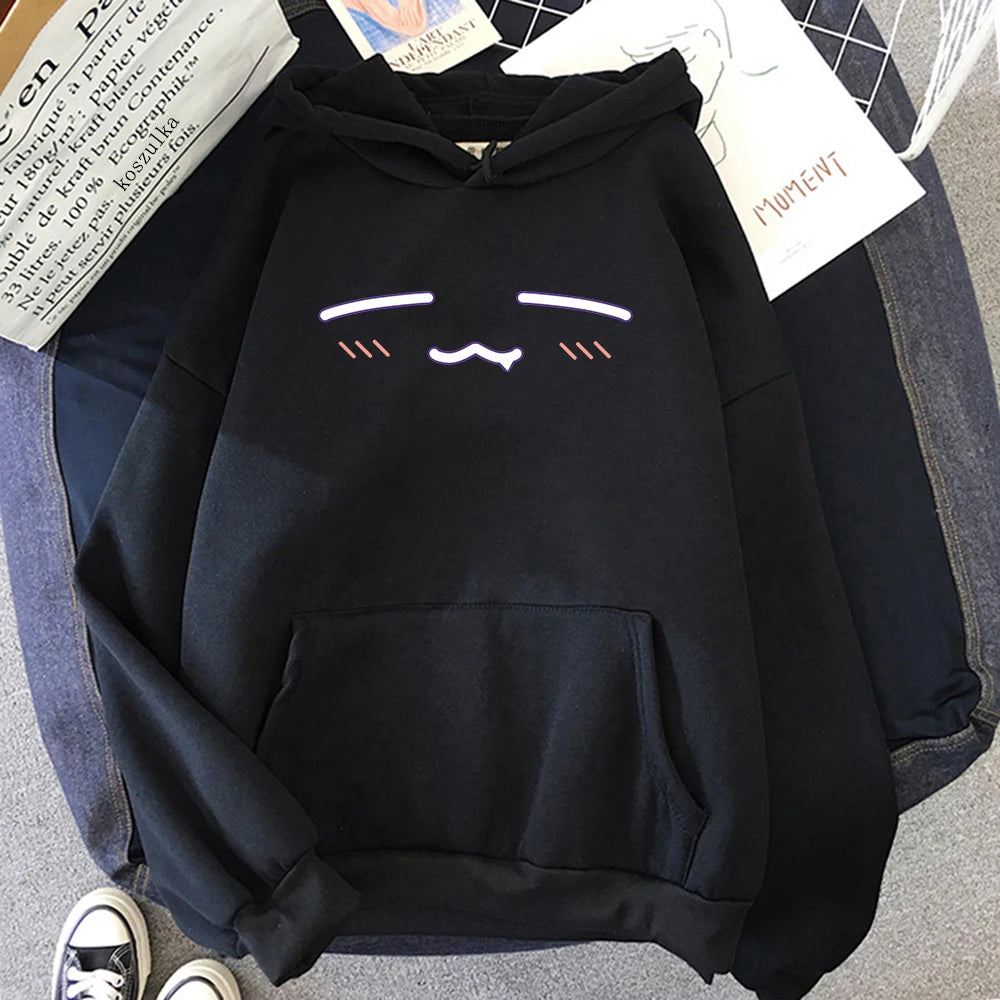 Kawaii Takodachi Hoodie Fashion Women Harajuku Graphic Hoodies Unisex Autumn Winter Aesthetic Cartoon Cute Pullovers Sweatshirts - Matrix Studios