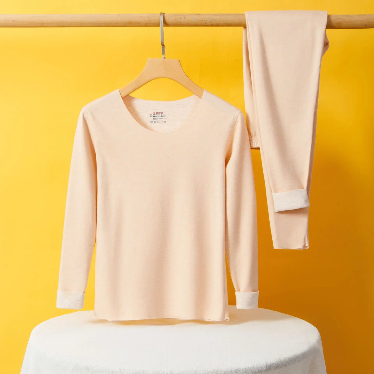 The New Cashmere Silk Thermal Underwear Set of Women's Non-marking Home Wear Wear Grinding Hair Fever Autumn Clothes and Pants - Matrix-studios.com