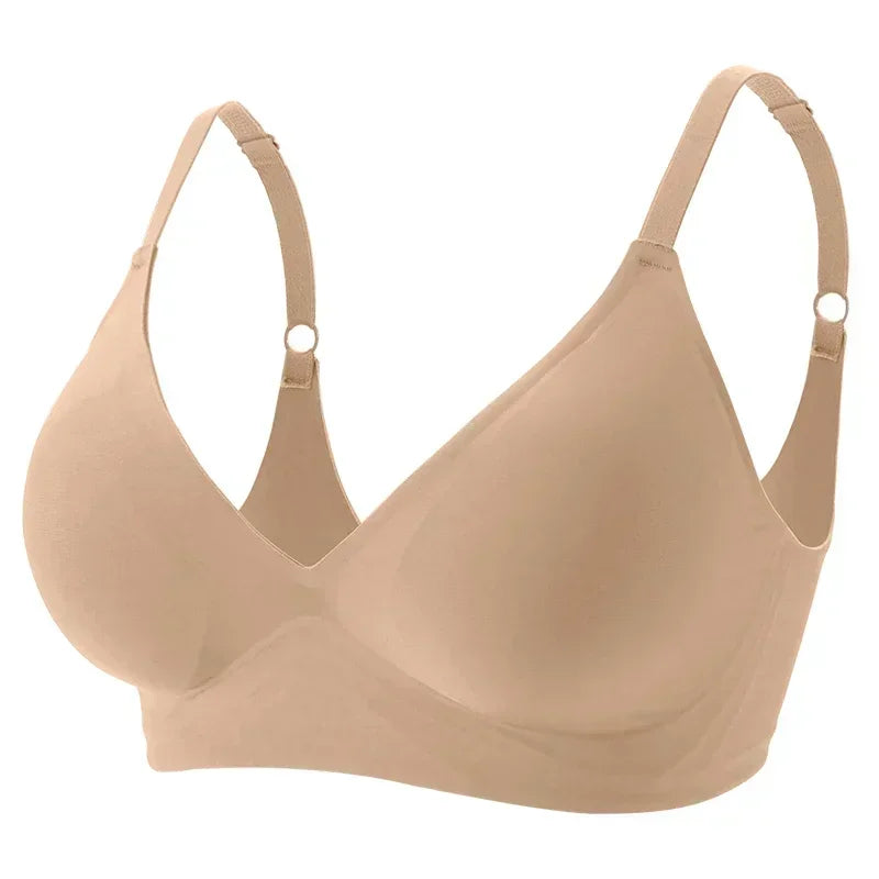 Latex Jelly Underwear Seamless Bras for Woman Wireless Sleep Removable Padded Bralette One Piece Brassiere No Wire Comfortable - Matrix Studios