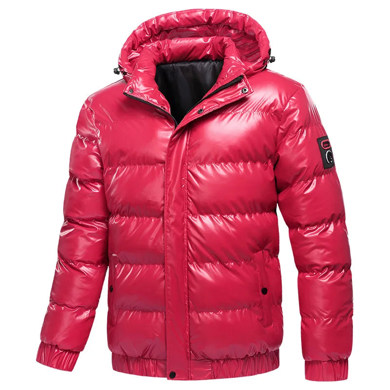 DIMUSI Winter Men's Jackets Fashion Men Cotton Warm Parkas Down Hoodies Coats Casual Outdwear Thermal Jackets Mens Clothing - Matrix Studios