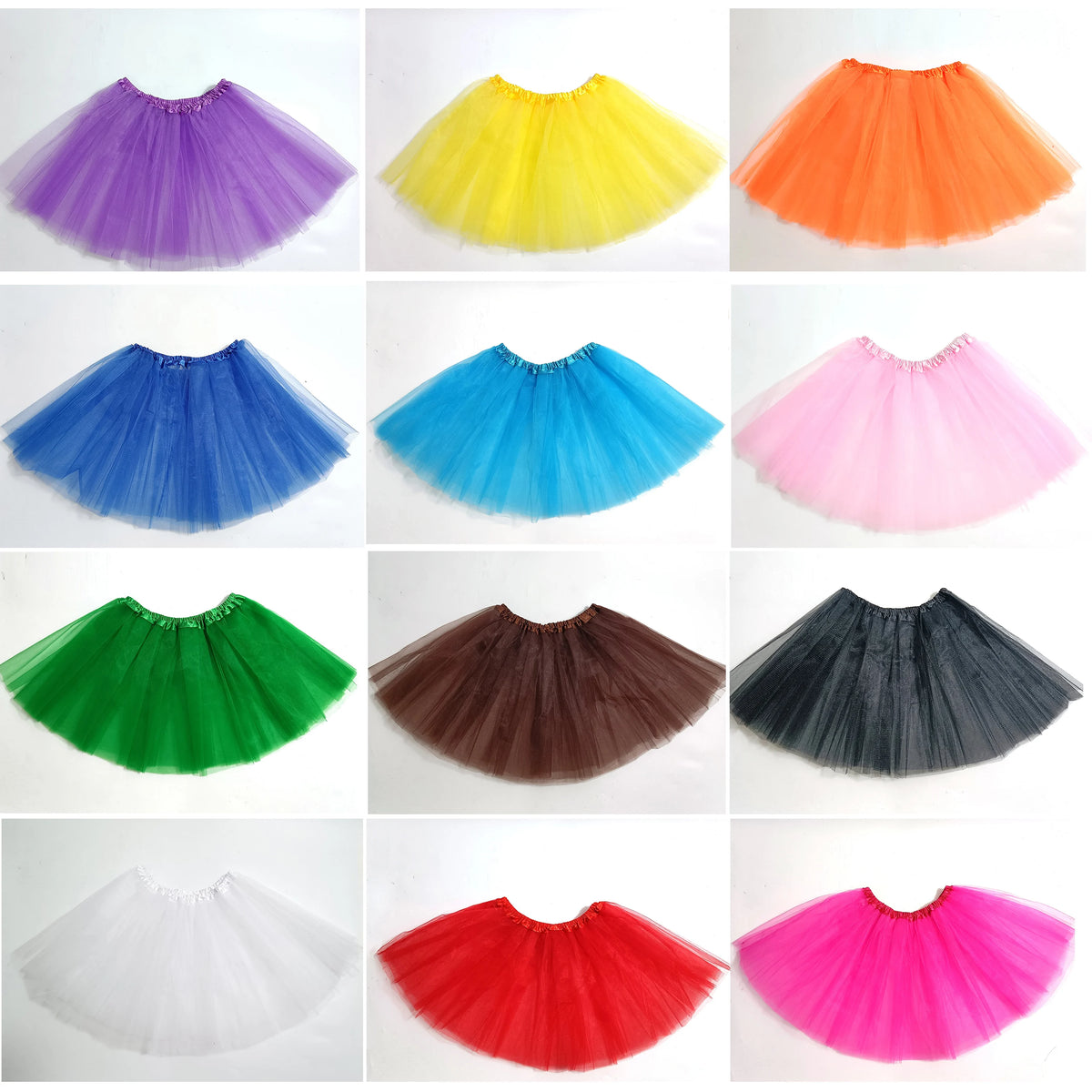 Adult Classic Ballet Tutu Skirt | 100% Polyester Tulle. English - Style Ruffles, Solid & Fluffy – Perfect Ballerina Look - Matrix-studios.com