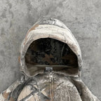 Y2K Retro Zip Up Hoodie Men Camouflage Pattern Zipper Sweatshirt High Street Hip Hop Streetwear Oversized Unisex Camo Hoodie - Matrix Studios