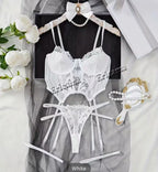 Sexy Set Womens Underwear Exotic Emotional Bra Set Embroidered Print Brassiere Lingerie Set Women's Set Push Up Thin Bralette - Matrix-studios.com