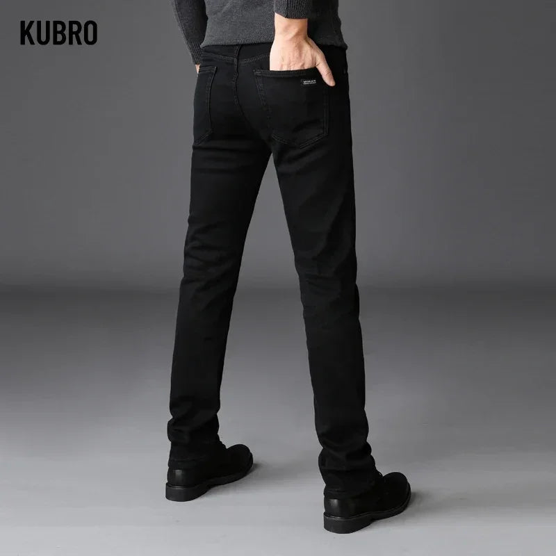 Men Classic Advanced Fashion Brand Jeans Jean Homme Man Soft Stretch Black Biker Masculino Denim Trousers Mens Pants Overalls - Matrix Studios