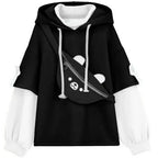 Y2K Clothes Cute bear backpack in spring and autumn  fashion Hoodie Women's winter Harajuku loose casual street clothes Japanese - Matrix Studios