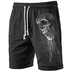 Fashion Horror Skull Pattern Beach Shorts For Men Fashion Summer 3D Printed Swim Trunks Loose Streetwear Hip Hop Short Pants