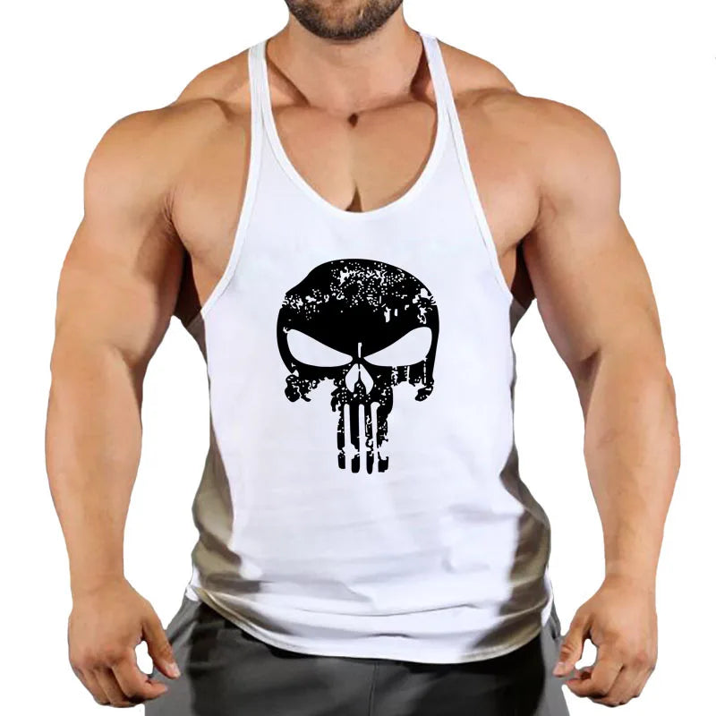 Men's Clothing Gym Vest Vests Bodybuilding Man Top for Fitness Stringer Sleeveless Sweatshirt T-shirts Suspenders Man Clothes - Matrix Studios