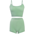 Spring Summer Langerie Sets Sexy Underwears Women Micro Underwear Solid Color Wearing Outside Women's Bra and Panties Sets Below - Matrix-studios.com