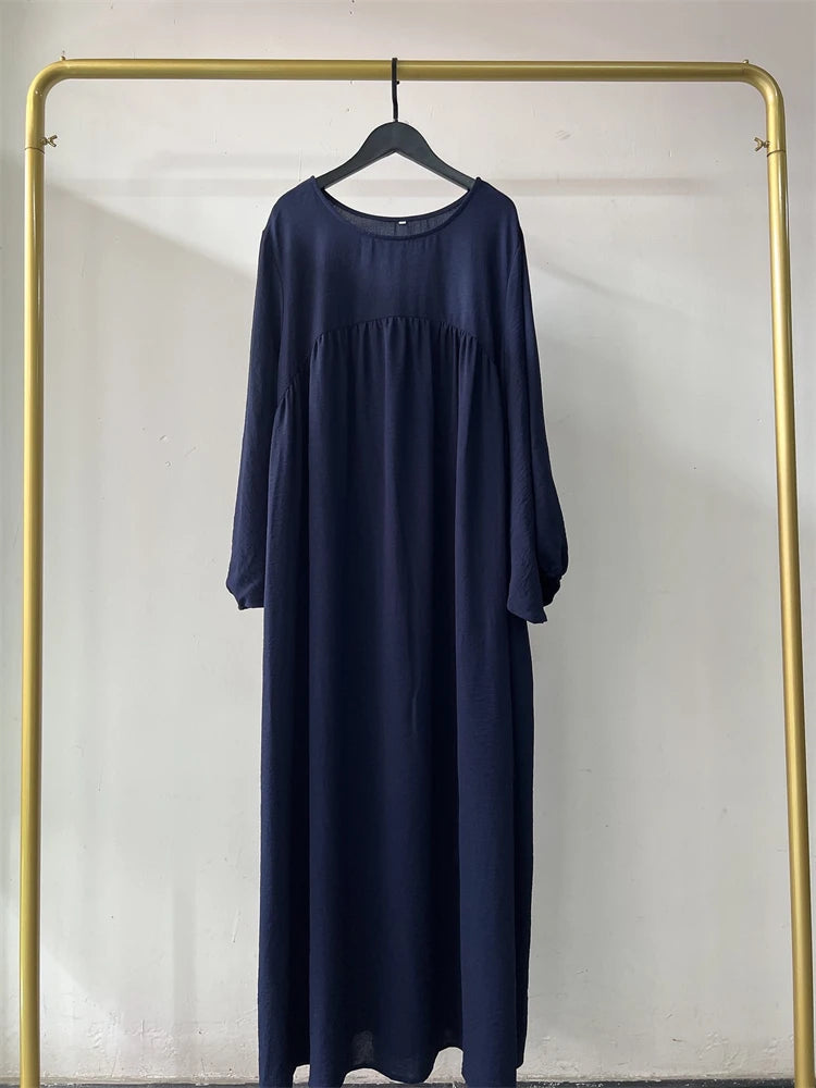 Eid Plain Modest Khimar Abaya Dubai 2024 Muslim Islam Arabic Palestine Abayas For Women Kaftan Dress Caftan Robe Femme Musulmane - Matrix-studios.com