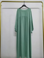 Eid Plain Modest Khimar Abaya Dubai 2024 Muslim Islam Arabic Palestine Abayas For Women Kaftan Dress Caftan Robe Femme Musulmane - Matrix-studios.com