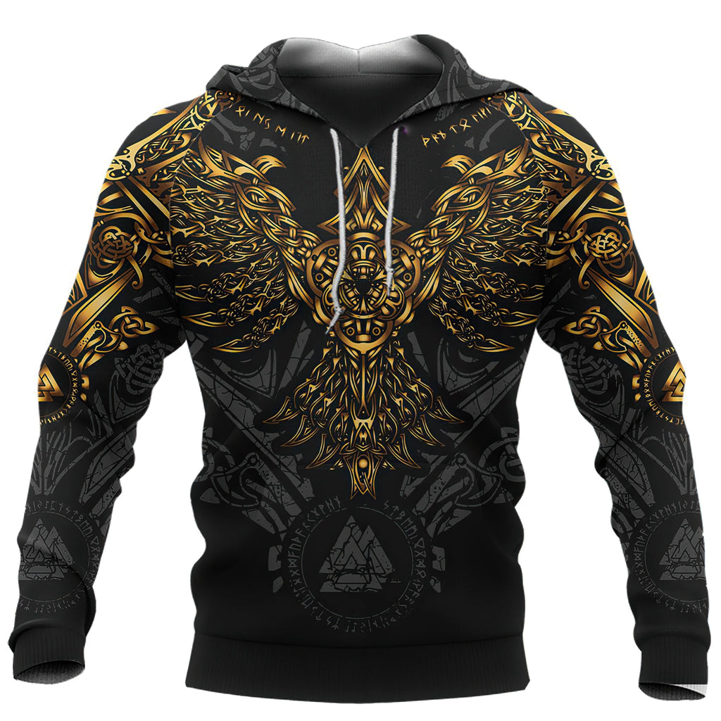 2024 New Hoodie 3d Viking Harajuku Print Pullover Men's Hooded Sweatshirt Oversized Vintage Male Clothing Fall Long Sleeve - Matrix Studios