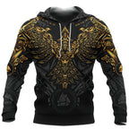 2024 New Hoodie 3d Viking Harajuku Print Pullover Men's Hooded Sweatshirt Oversized Vintage Male Clothing Fall Long Sleeve - Matrix Studios