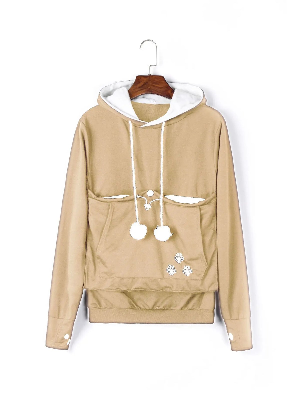 Cat Lovers Hoodies Pouch Dog Pet Hoodies For Casual Kangaroo Pet Paw Pullovers Cuddle Pouch Sweatshirt Pocket Animal Ear Hooded - Matrix Studios