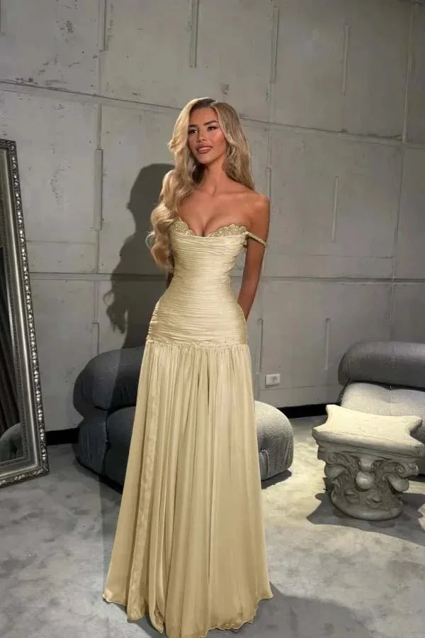 Verngo Blue Chiffon Evening Dress Off The Shoulder Mermaid Party Dresses Appliques Prom Dresses 2026Customized شارون سعيد - Matrix Studios