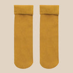 4 Pairs Winter Warm Solid Women Socks Thicken Thermal Socks Black Skin Seamless Snow Sock Unisex Socks - Matrix Studios