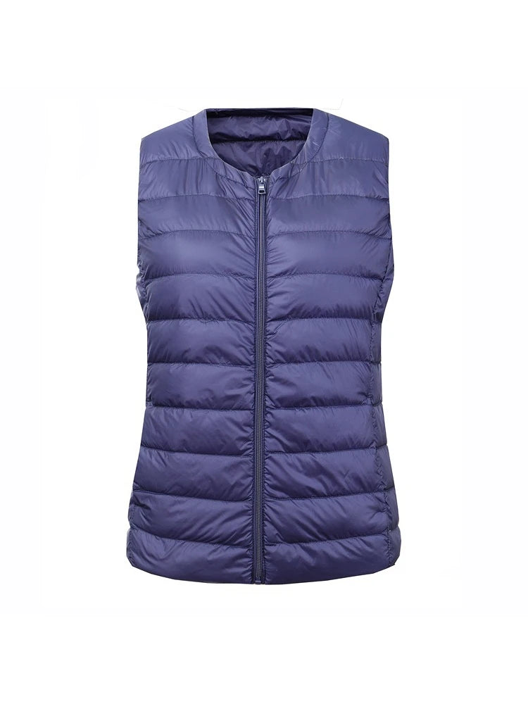 NewBang Brand 7XL 8XL Large Size Waistcoat Women's Warm Vest Ultra Light Down Vest Women Portable Sleeveless Winter Warm Liner - Matrix Studios