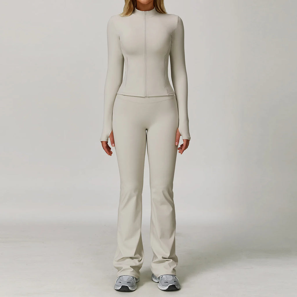 2/3PCS Yoga Suit Sports Set Gym Set Women Tracksuit Running Workout Clothes Long Sleeve Sports Bra Athletic Wear Yoga Clothing - Matrix-studios.com