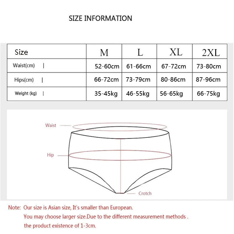 7Pcs Week Pants Cotton Women Panties Breathable Solid Underwear Cute Girls Briefs Soft Underpants Sexy Low Waist Female Lingerie - Matrix Studios