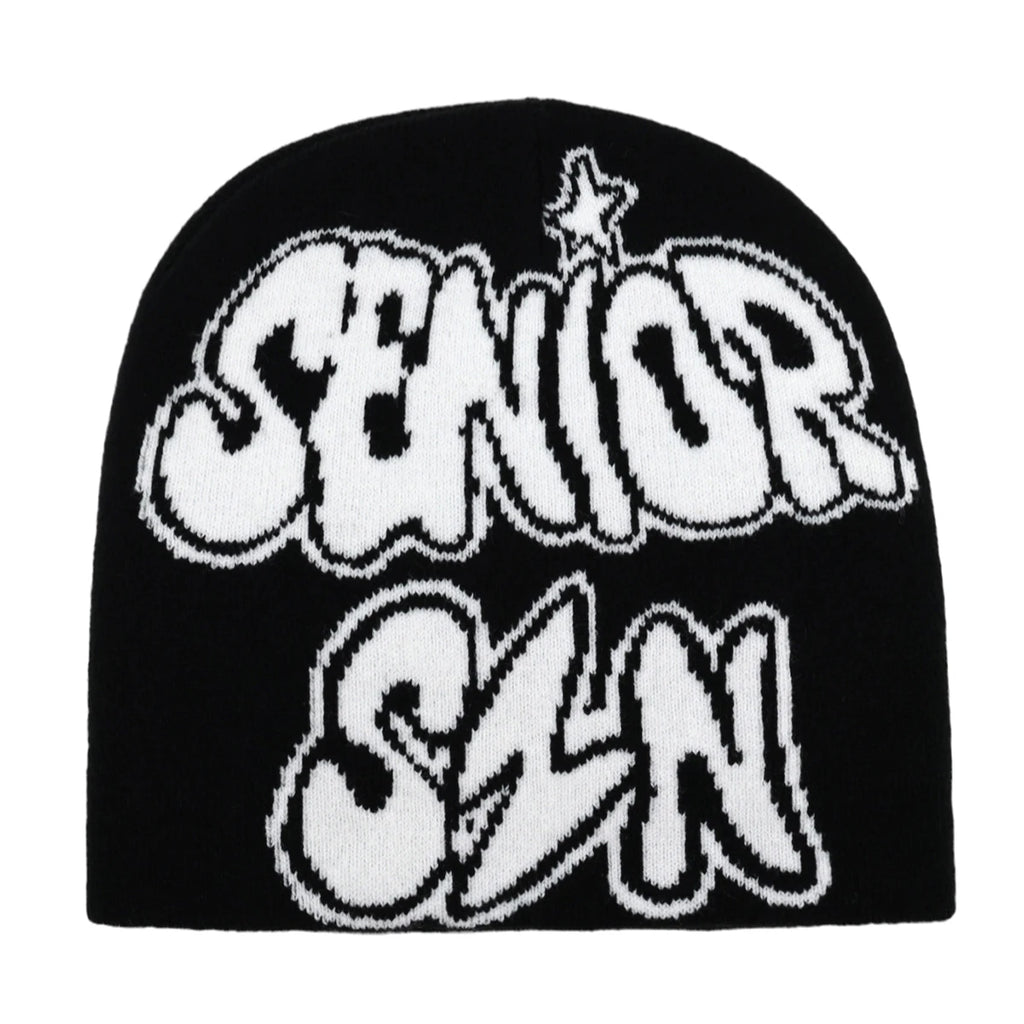 Y2K Letter Butter Knit Hats Skullies Beanies Autumn Winter Warm Hat Men Women Hip Hop Quality Skiing Cap Cycling Windproof New