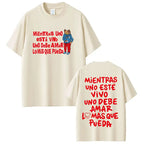 Rapper Bad Bunny T-shirt Debi Tirar Mas Fotos DTMF World Tour T Shirts Men's Women Fashion Vintage Hip Hop T-shirts Streetwear - Matrix Studios
