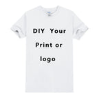 EU Size 100% Cotton Custom T Shirt Make Your Design Logo Text Men Women Print Original Design Gifts Tshirt - Matrix Studios
