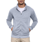 New Men's Sweat Jacket Pullover Hoodie Sweatshirt Man Without Hood with Zip Jacket Outdoor Sport Lightweight Streetwear M-3XL - Matrix Studios