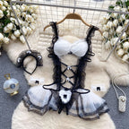 Women's Bras Women's Underwear Sets Sexy Lingerie Outfit Bra And Panty Set Woman Clothes Attractive Chest Suspenders Below Sex - Matrix-studios.com