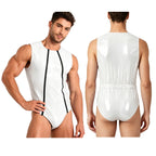 Women Men Washable Diaper Cover Sleeveless Waterproof Bodysuit Swimwear Clubwear Elderly Alzheimer Bedridden Adaptive Clothing - Matrix Studios
