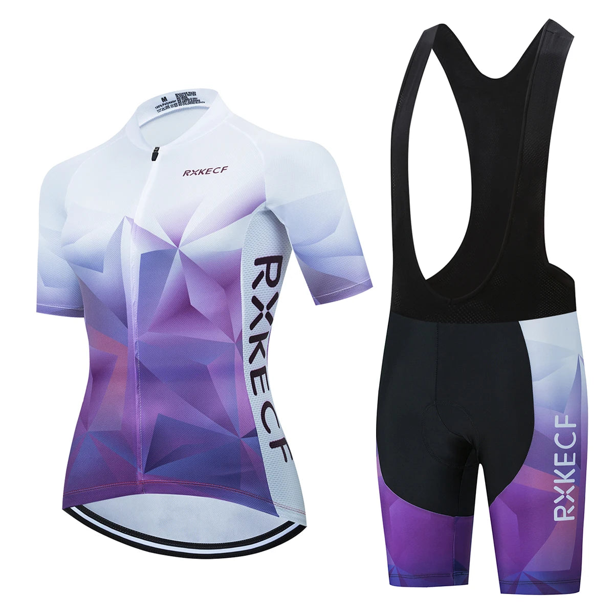 RXKECF Pro 2023 Woman Short Sleeve Cycling Jersey Set Sports Outfit Bike Clothing Kit Mtb Maillot Cyclist Bicycle Clothes - Matrix-studios.com