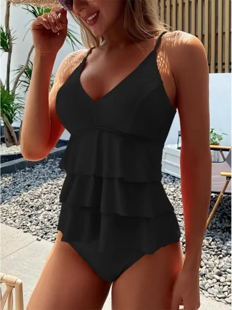 2023 New High Waist Bikini Set Swimsuit Women Beachwear Swim Summer Swimwear Bathing Suit Two Pieces Swimsuits Womens Tankinis - Matrix-studios.com