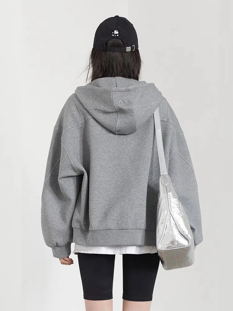 CHIC VEN Women Sweatshirts Loose New Drawstring Hooded Female Jacket BF Style Woman Sports Coat Spring Autumn 2025 - Matrix Studios