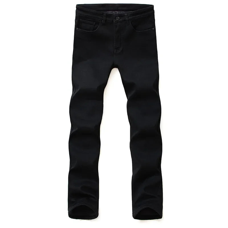 Spring Autumn Men Classic Fashion Brand Jeans Homme Man Soft Stretch Black Biker Masculino Denim Trousers Mens Pants Overalls - Matrix Studios