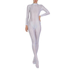 Women Full Body Jumpsuit Sports Gym Yoga Tights Bodysuit Long Sleeve Footed One Piece Solid Color Jumpsuit Body Shape Sportwear - Matrix Studios