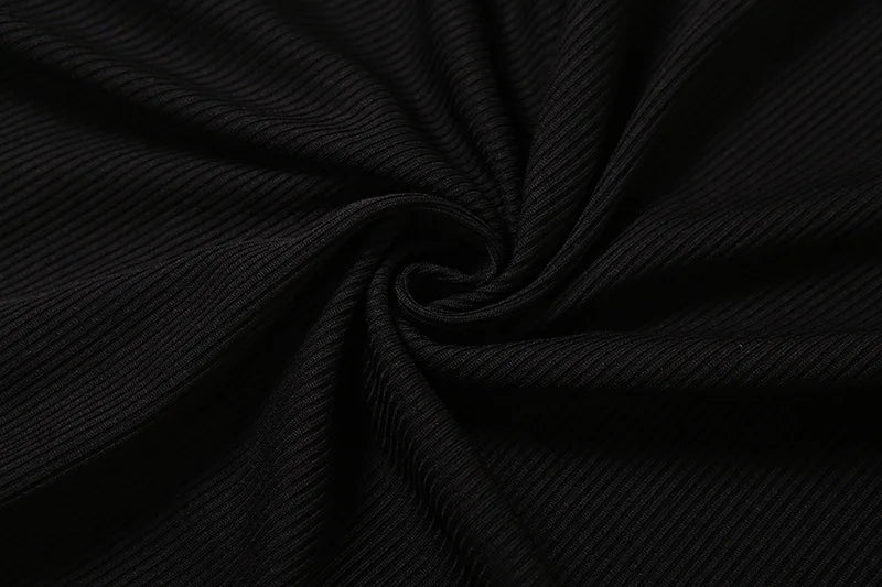 Color Patchwork Ribbed Skinny Playsuits 2025 Autumn Women Fashion Polo-neck Long Sleeve Buttons Slim Casual Rompers Streetwear - Matrix Studios