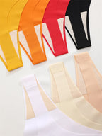 3PCS Women Ice Silk Seamless Thongs Underpants Sexy V-Waist Ultra-thin Panties Girls Low Rise Invisible G-string Lingerie XS-XL - Matrix Studios