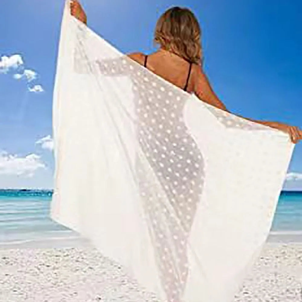 Fashion Multicolor Bikini Cover-ups Chiffon Sexy Beach Skirt Travel Vacation Swimsuit Coverup Female - Matrix Studios