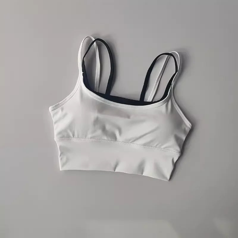 Sports Bra for Women Gym Vest Yoga Beauty Black Tube Top Running Sports Bra Fitness Yoga Crop Top Underwear Sexy Sport Bra Top - Matrix Studios