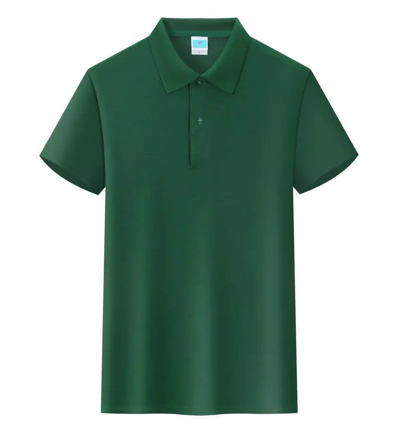 Sports Streetwear Fashion Colorful Solid Color Lapel Polo Shirt For Men Women  Casual 2024 Summer Short Sleeves Top Tees Tshirt - Matrix-studios.com