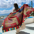 28 Styles 90x180cm Travel Beach Sunscreen Scarve Bikini Large Shawl Sarong Wrap Scarf Women Brazilian Swimsuit Bathing Cover-ups - Matrix Studios