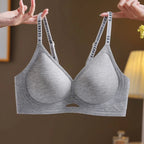 Sexy Seamless Women's Underwear, Wire-free, Hollow, Comfortable, Breathable, Push-up Sports Bra For Women, Thin Section - Matrix Studios